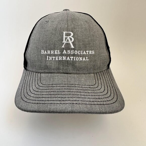 Barrel Associates International Trucker Hat HS Platinum Series Snapback Cap Gray - Picture 1 of 9